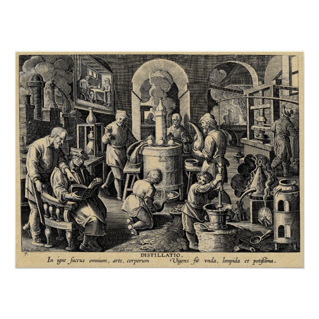 Alchemy Tools of Distillation Poster (Front)