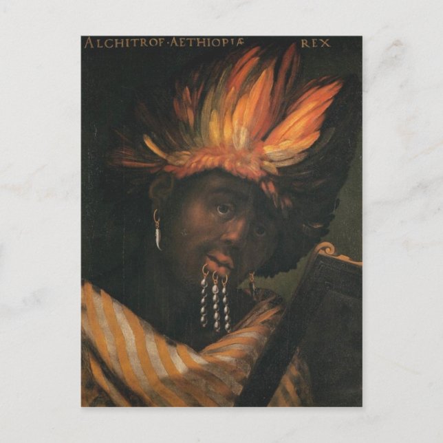 Alchitrof, Emperor of Ethiopia postcard (Front)