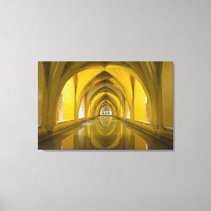 AlcÌÁzar of Seville, Seville Province, Spain Canvas Print