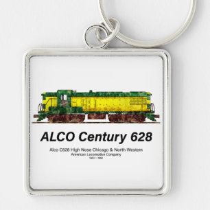 Alco C-628 aka Alco Century 628 Diesel Locomotive Key Ring