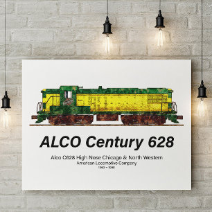 Alco C-628 aka Alco Century 628 Diesel Locomotive Photo Print
