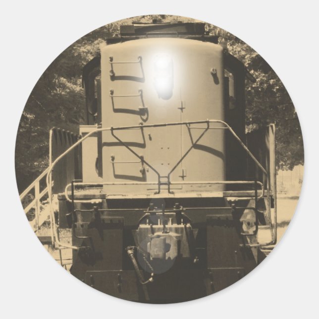 Alco S-4 Locomotive Classic Round Sticker (Front)