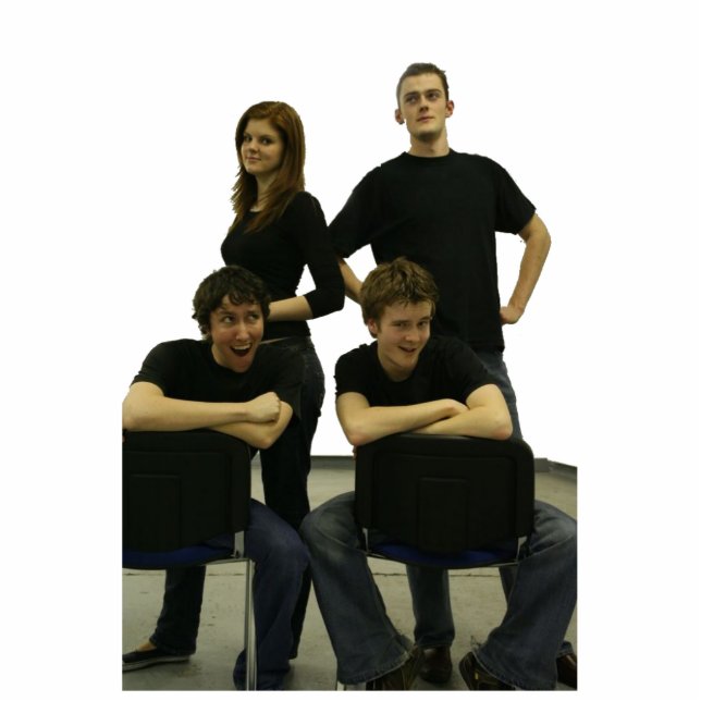 Alcock Heroes Standing Photo Sculpture (Front)