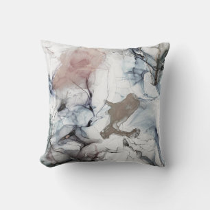 Alcohol Background. Grey and Black Stains. Ice Bac Cushion