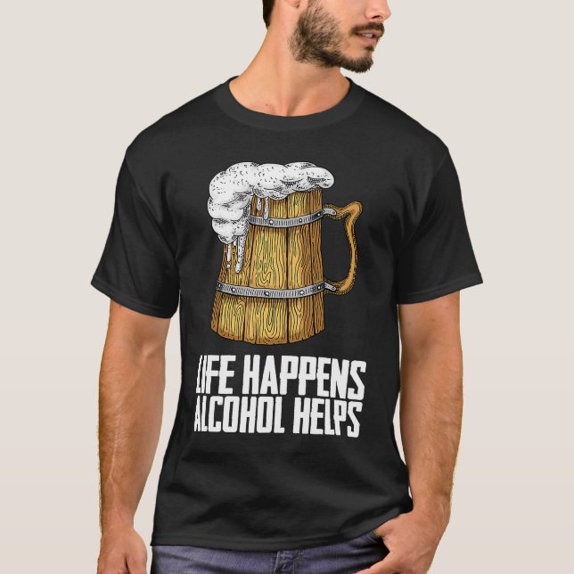 Alcohol  Beer  Beers  10 T-Shirt (Front)