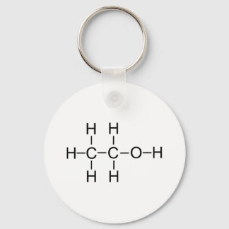 Alcohol - Chemical Formula Key Ring