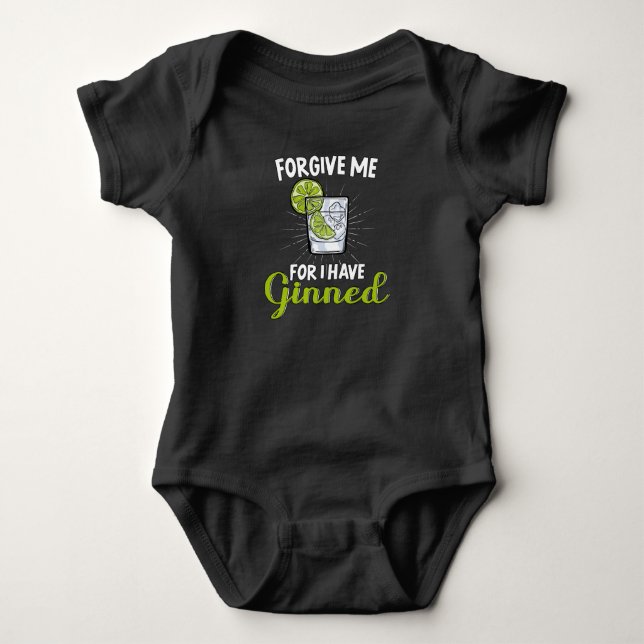 Alcohol Cocktail Bar Bartender Drinking Lime Baby Bodysuit (Front)