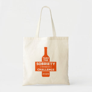 Alcohol Free And Sober Challenge Tote Bag