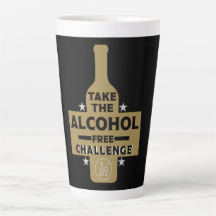 Alcohol Free And Sober Latte Mug