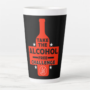 Alcohol Free And Sober Latte Mug