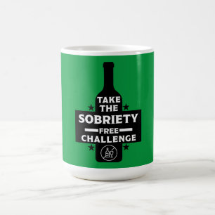 Alcohol Free And Sober Magic Mug