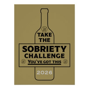  Alcohol Free And Sober Poster