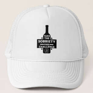 Alcohol Free And Sober Trucker Hat
