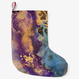 Alcohol Illustration. Decoration Paint. Bright Col Small Christmas Stocking