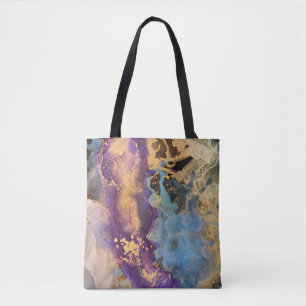 Alcohol Illustration. Decoration Paint. Bright Col Tote Bag
