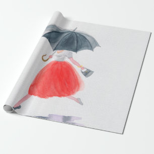 Alcohol Ink Abstract. Bleached Mineral Vintage. Br Wrapping Paper