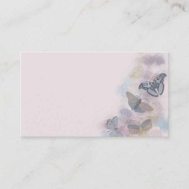 Alcohol Ink Butterflies  Enclosure Card (Front)