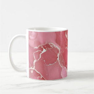 Alcohol ink colors translucent. Abstract multicolo Coffee Mug