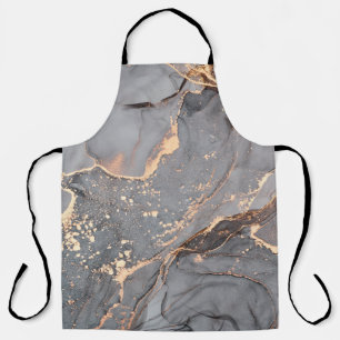 Alcohol ink colours translucent. Abstract multicol Apron