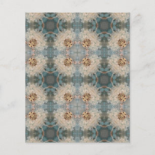 Alcohol Ink Floral Scrapbook Craft Paper