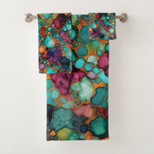 Alcohol Ink Pattern Colourful Vibrant