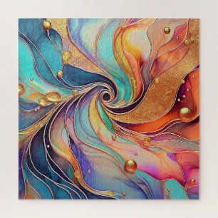 Alcohol Ink Puzzle