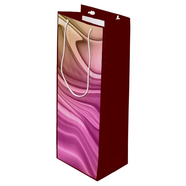 Alcohol Ink Set Aurora Digital Paper-40817 Wine Gift Bag (Front Angled)