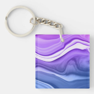 Alcohol Ink Set Aurora Digital Paper Key Ring