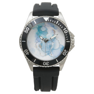 Alcohol ink watch