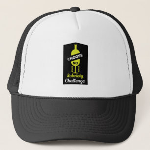 Alcohol Sobriety Alcohol Free Teetotal Support Trucker Hat