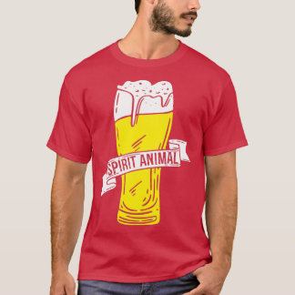 Alcohol Spirit Animal Alcoholic Beer Funny Gifts d T-Shirt