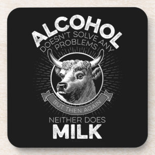 Alcohol vs. Milk Coaster