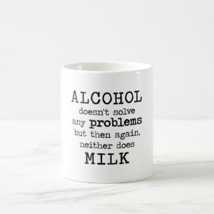 alcohol VS milk Coffee Mug