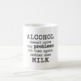 alcohol VS milk Coffee Mug