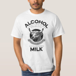 Alcohol vs. Milk T-Shirt
