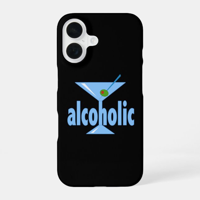 Alcoholic iPhone 16 Case (Back)
