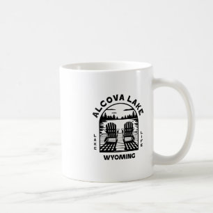 Alcova Lake Wyoming Outdoors Vintage 1 Coffee Mug