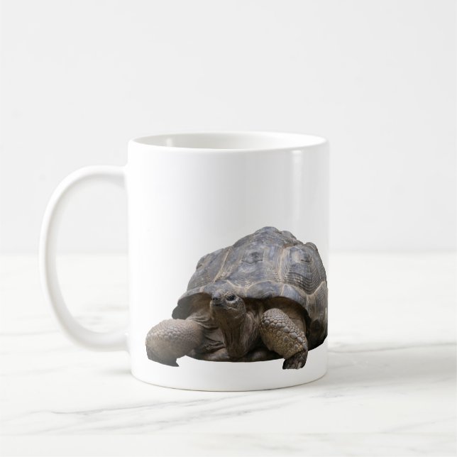 Aldabra giant tortoise coffee mug (Left)
