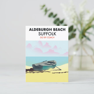 Aldeburgh Beach Suffolk  Postcard