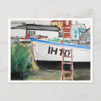 Aldeburgh, Suffolk Landscape – Coastal Art Postcard