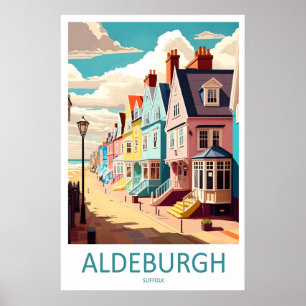 Aldeburgh Vintage Travel Poster Ski National Park