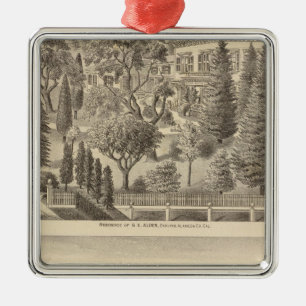 Alden residence, Harmon Tract Metal Tree Decoration