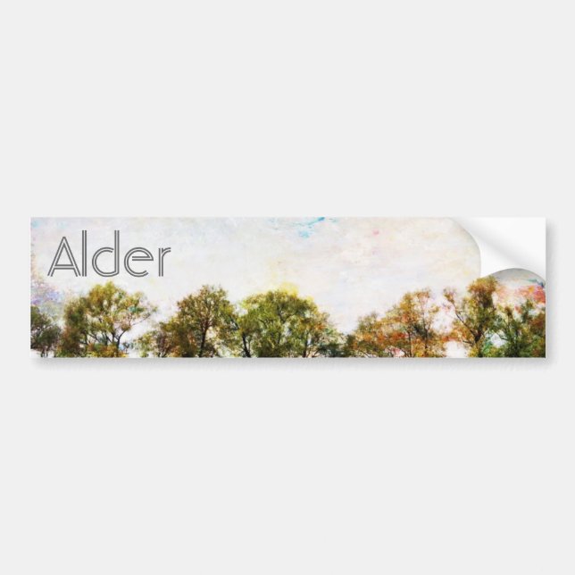 Alder Bumper Sticker (Front)