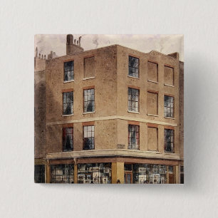 Alderman Moon's print shop, 15 Cm Square Badge