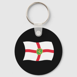 Alderney Flag Keychain