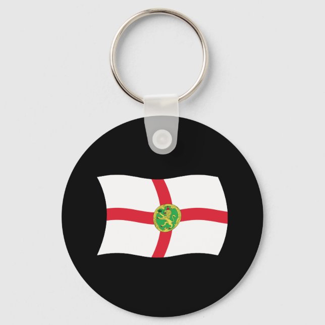 Alderney Flag Keychain (Front)