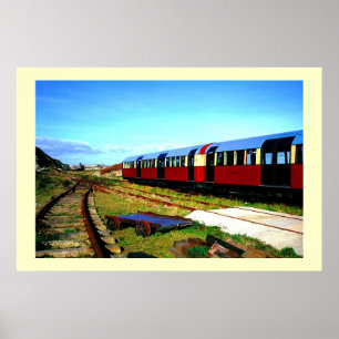 Alderney train poster