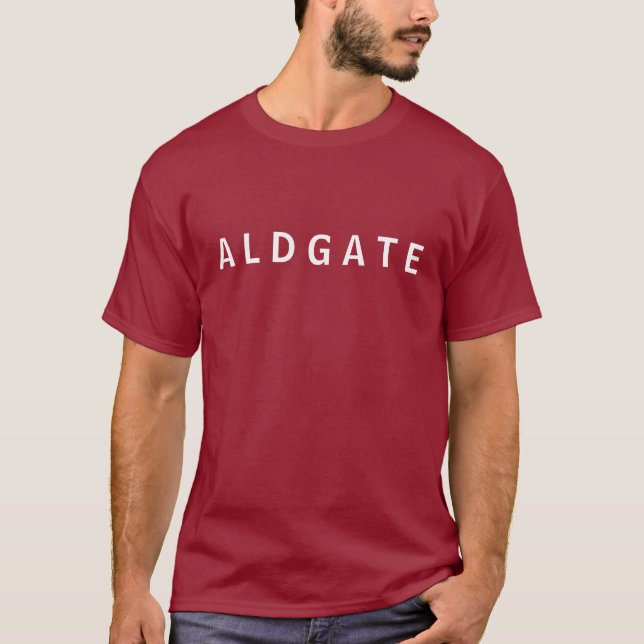 Aldgate - Classic London Tee T-Shirt (Front)