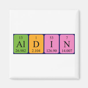 Aldin periodic table name magnet