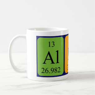 Aldin periodic table name mug